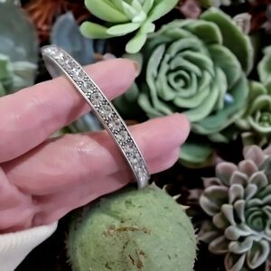 Beautiful Silver CZ Bracelet